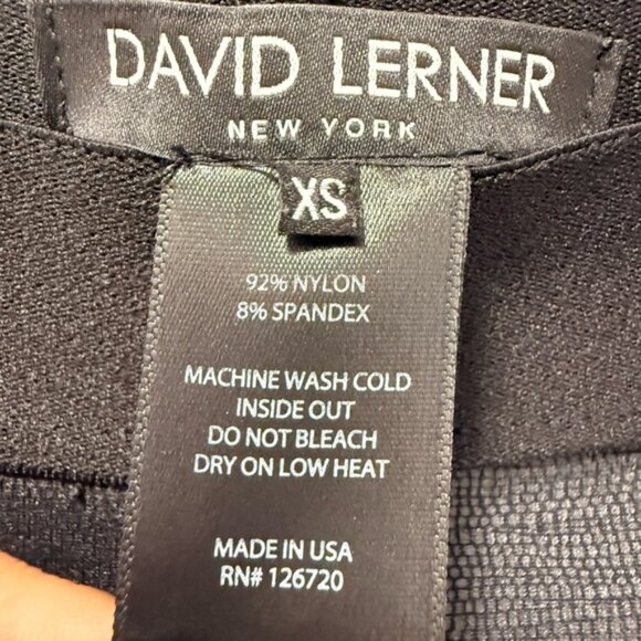 David Lerner Snake Print Black Leggings size XS - Picture 6 of 7